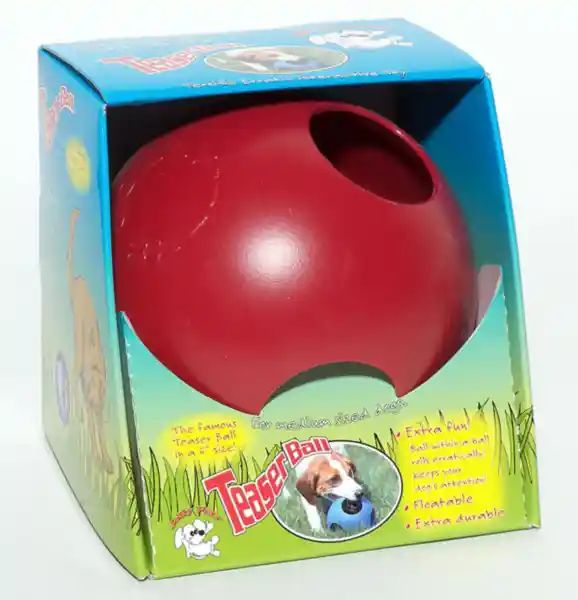 Jolly Pet Teaser Ball Red 6"