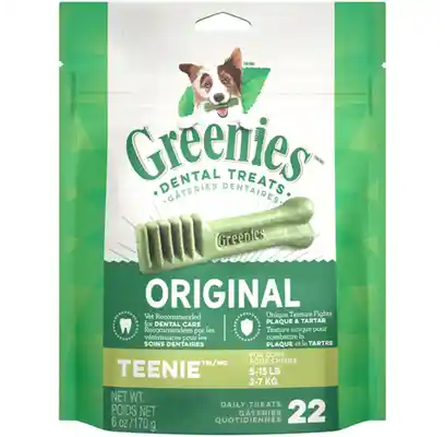 Original Teenie Dental Dog Chews 6-oz