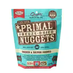 Freeze Dried Nuggets Grain Free Chicken & Salmon Formula Cat Food 5.5-oz