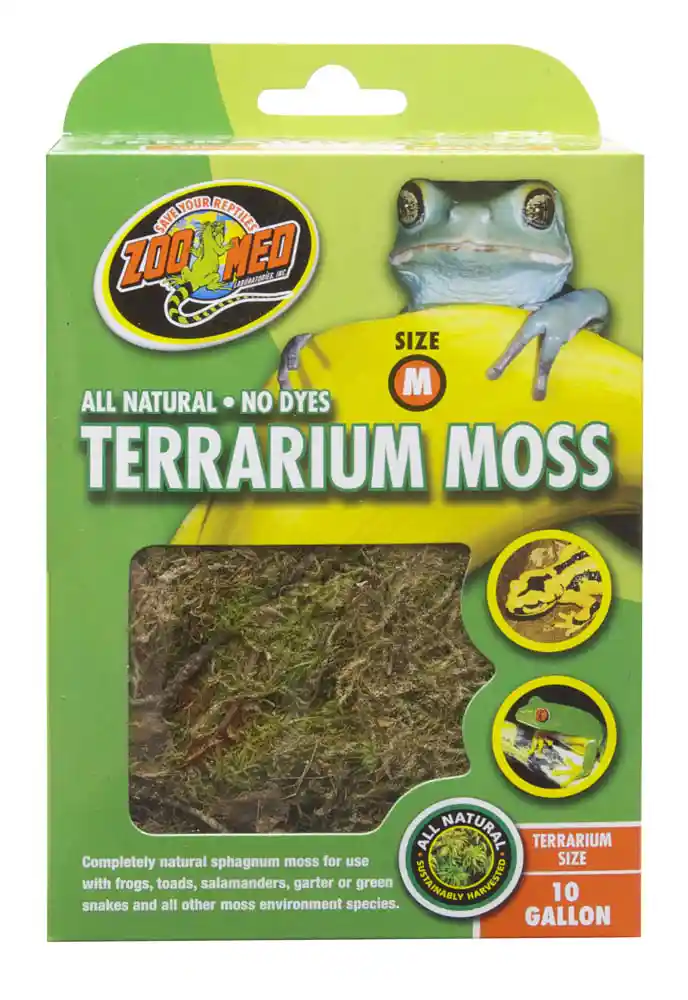 Zoomed Terrarium Green Moss 10 Gallon Medium
