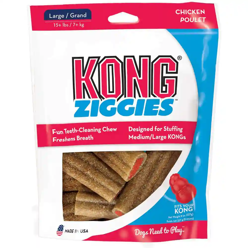 Stuff'n Ziggies Teeth Cleaning Chew Dog Treats 7-oz