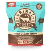 Raw Frozen Feline Chicken & Salmon Formula Nuggets Cat Food 3-lb