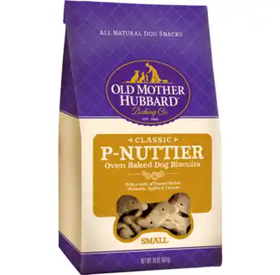 Crunchy Classic Natural P-nuttier Large Biscuits Dog Treats Small 20-oz