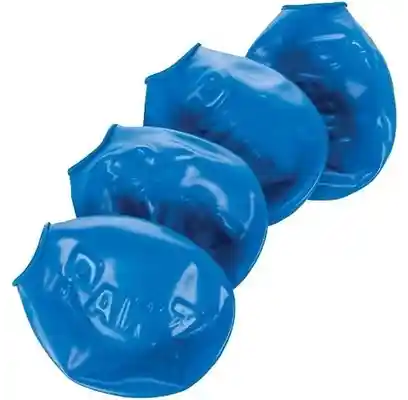 Waterproof Dog Boots, Blue, 12 Count Medium