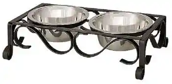 Loving Pet Double Diner Layton Scroll 1 Pint