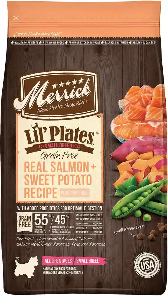 Lil' Plates Grain Free Small Breed Real Salmon & Sweet Potato Recipe Dry Dog Food 4-lb Test