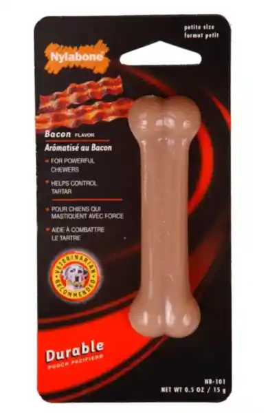 Nylabone Durable Bacon Flavored Bone Petite