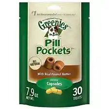 Pill Pockets Canine Peanut Butter Dog Treats For Capsules 7.9-oz