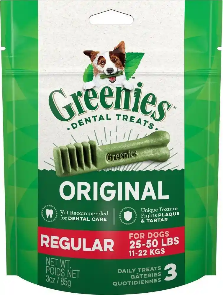 Original Regular Dental Dog Chews 6-oz
