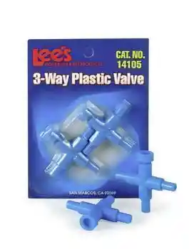 Lee Three-way Plastic Valve 2 Pk