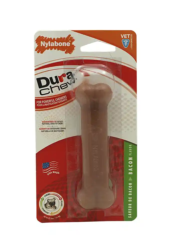 Durachew Power Chew Bacon Flavor Bone Dog Toy Regular