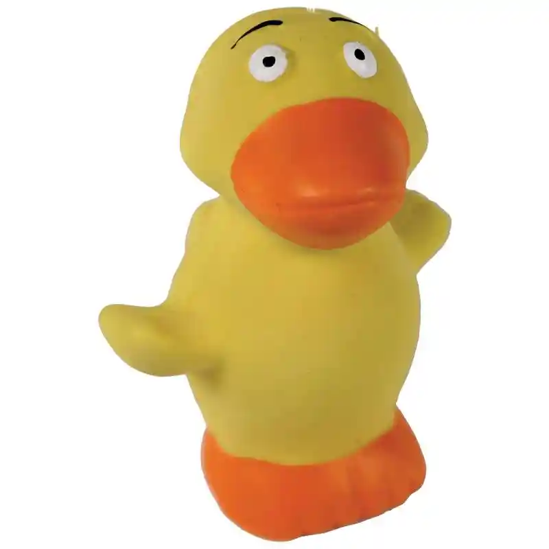 2.5" Latex Duck Dog Toy, Duck, 2.5"