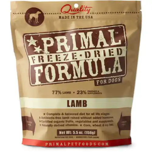 Freeze Dried Nuggets Grain Free Lamb Formula Dog Food 5.5-oz