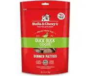Dinner Patties Duck Goose Grain Free Freeze Dried Raw Dog Food 25-oz
