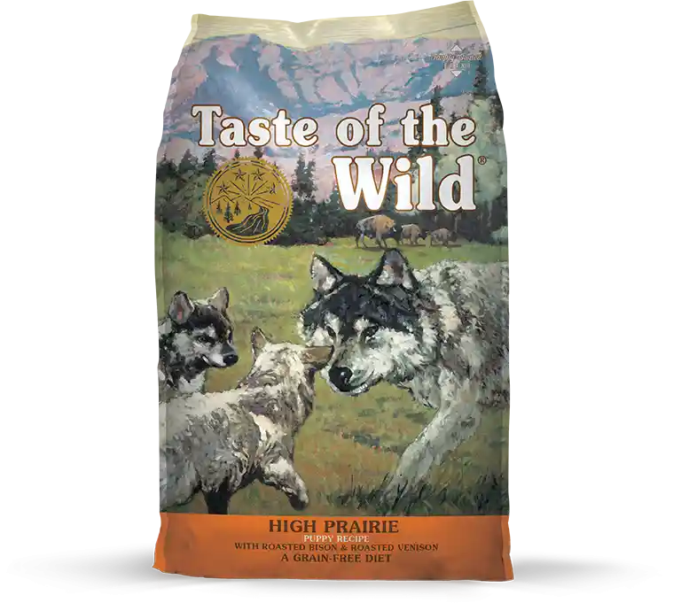 High Prairie Roasted Bison & Venison Puppy Dry Food 14-lb