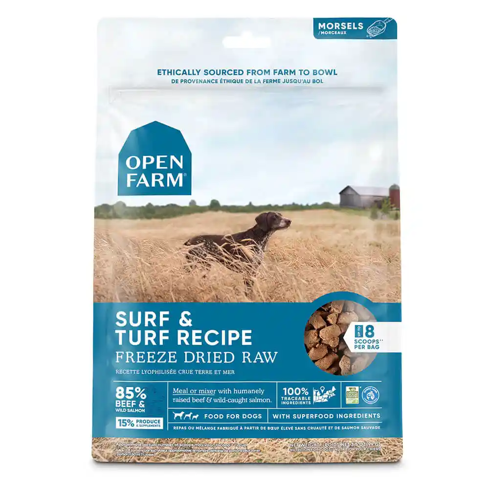 Open Farm Dog Surf Turf FD Raw 3.5oz