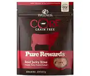 Core Natural Grain Free Pure Rewards Beef Recipe Jerky Bites Dog Treats 4-oz