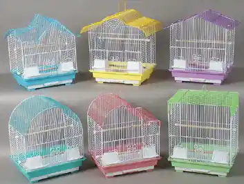Cage Pastel Parakeet-assorted Colors Length: 37