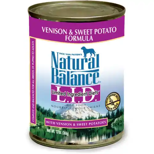 L.i.d. Limited Ingredient Diets Sweet Potato & Venison Canned Dog Food 13-oz