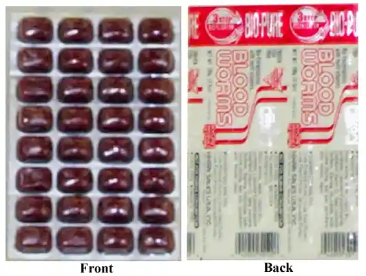 Frozen Bloodworm Cube 3.5 Oz