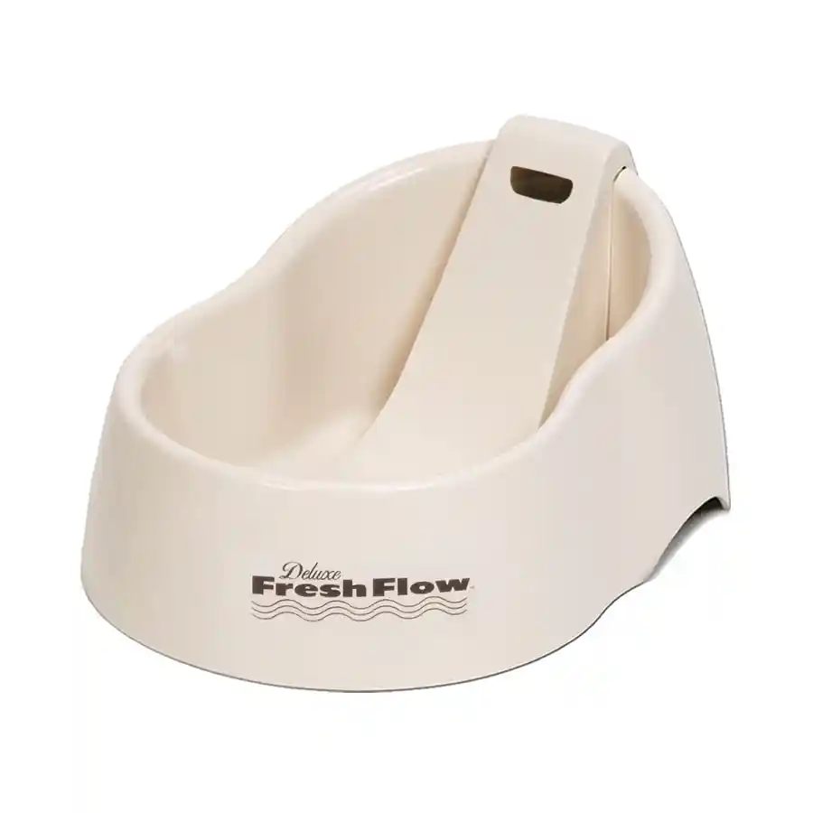 Petmate Deluxe Fresh Flow Fountain 50 Oz Linen