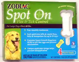 Zodiac Spot-on Large Dog 3 Cc 4 Pk