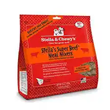 Meal Mixers Freeze Dried Raw Stella's Super Beef Grain Free Dog Food Topper 3.5-oz