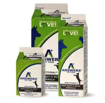 Answers Frozen Additional Goat's Milk 1 Pt