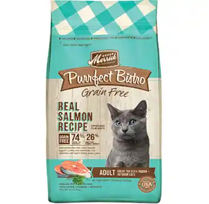 Purrfect Bistro Grain Free Real Salmon Recipe Dry Cat Food 4-lb
