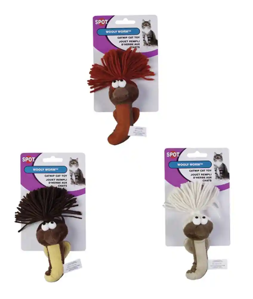 Wooly Worms Plush Toy Assorted