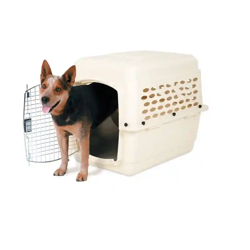 Vari Kennel Pet Carrier Bleached Linen 30-50 Lb