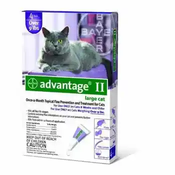 Advantage 2 Cat Purple Over 10 Lbs 4 Pk