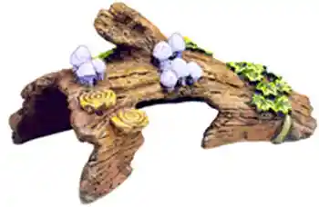 Log Hideaway Tank Decoration