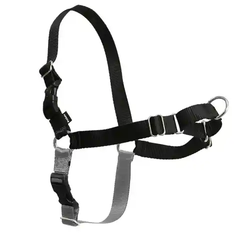 Easy Walk Harness, No Pull Dog Harness Medium Black