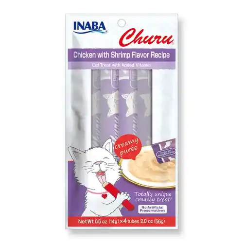 Ciao C Churu Ckn Shrmp 2oz;
