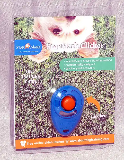 Starmark Pro Training Clicker Blue Small