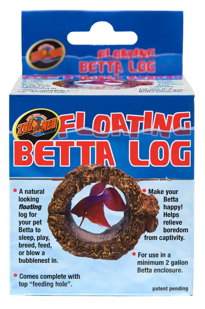 Zoomed Floating Betta Log