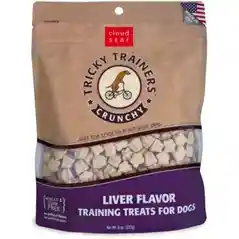 Crunchy Tricky Trainers Liver Dog Treats 8-oz