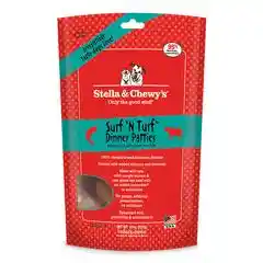 Dinner Patties Surf 'n Turf Grain Free Freeze Dried Raw Dog Food 14.0z
