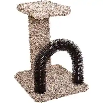 Kitty Brush-n-perch Natural 13.5x15.75x20.5;