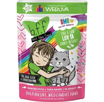 Bff Tuna & Lamb Luv Ya Recipe Pouches Wet Cat Food 3-oz