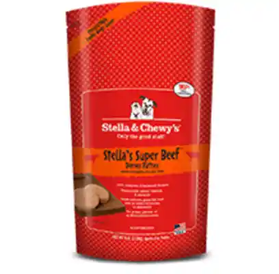 Dinner Patties Stella's Super Beef Raw Frozen Dog Food 6-lb