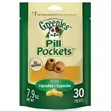 Pill Pockets Canine Chicken Flavor Dog Treats For Capsules 7.9-oz