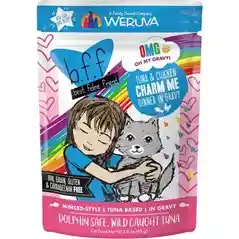 Bff Tuna & Chicken Charm Me Recipe Pouches Wet Cat Food 3-oz