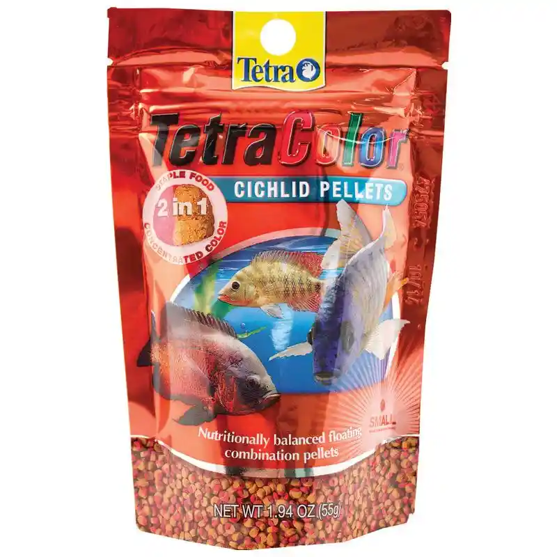 Tetra Cichlid Pellet Color Small 1.94 Oz