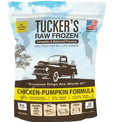 Tucker's Frozen Chicken Pumpkin 3lbs
