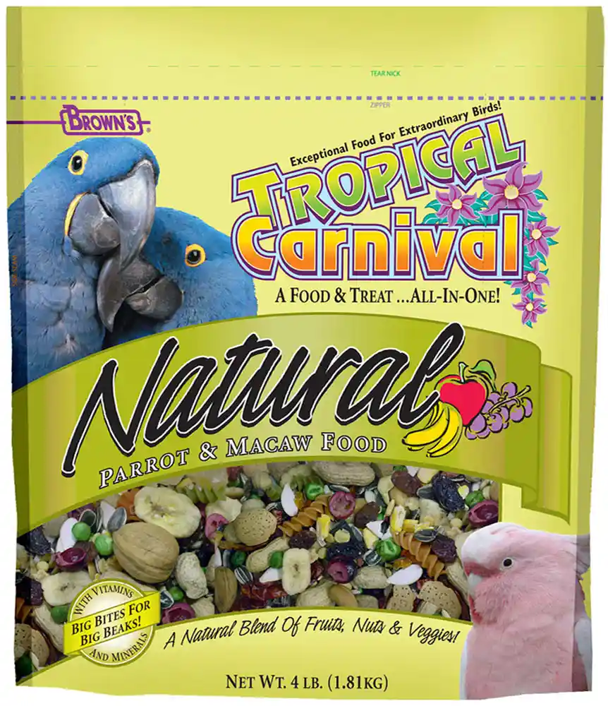 Tropical Carnival Natural Food Macaw 4 Lbs