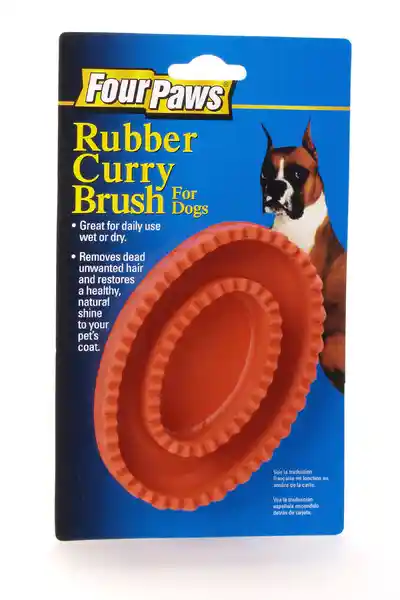 Rubber Curry Brush For Dogs