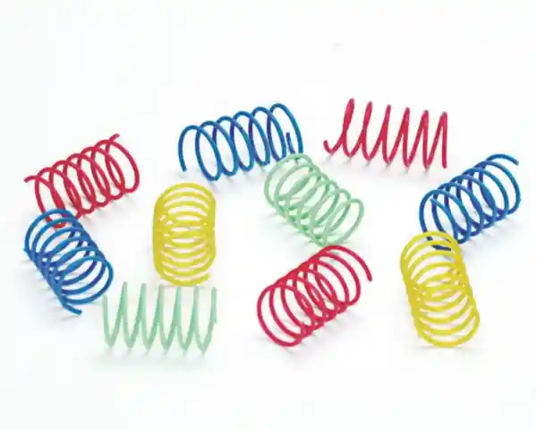 Spot Cat Colorful Springs Wide Toy 10 Pack