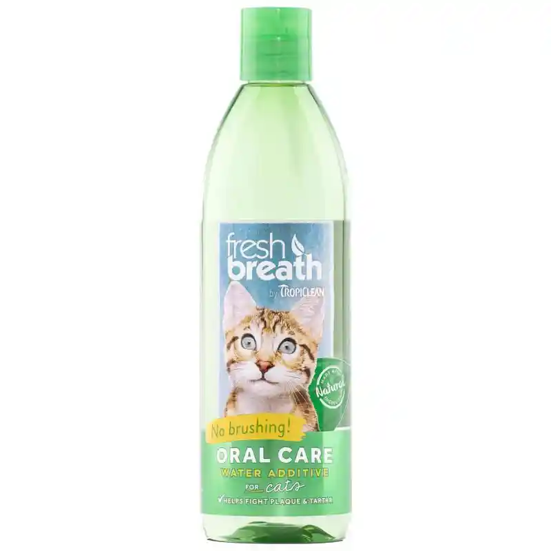 Tropiclean Fresh Breath Cat Water Additive 16 Oz